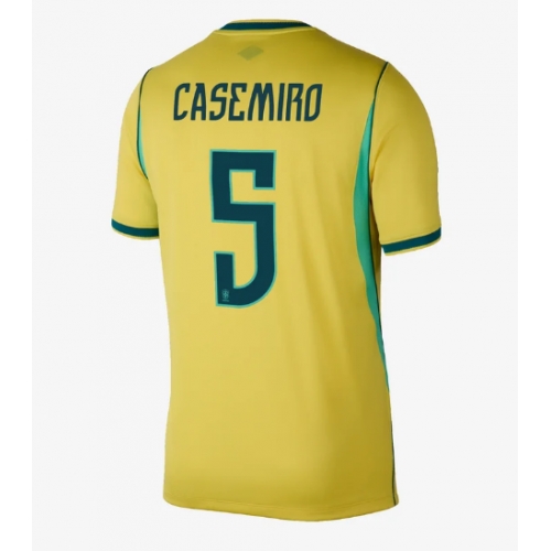 Billige Fotballdrakt Brasil Casemiro #5 Replika Hjemmedrakt VM 2026 Kortermet Billige Fotballdrakt Brasil Casemiro #5 Replika Hjemmedrakt VM 2026 Kortermet